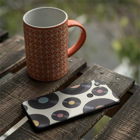 Colorful Records Google Pixel 3a XL Skin